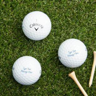 Llamadas de texto personalizadas Bolas de golf Sup