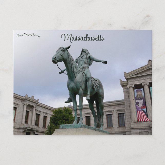 Llamado de Boston a la tarjeta postal del Gran Esp (Anverso)