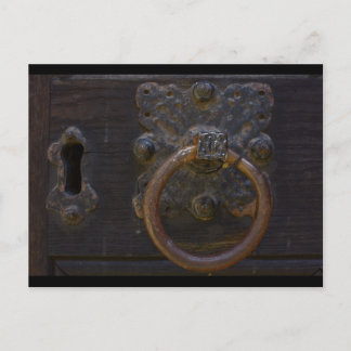 Llamador antiguo de la puerta - postal