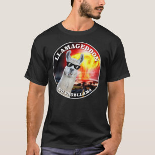 llamageddon - sin problemas camiseta clásica