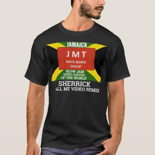 LLÁMAME VIDEO REMIX. Camiseta oscura básica