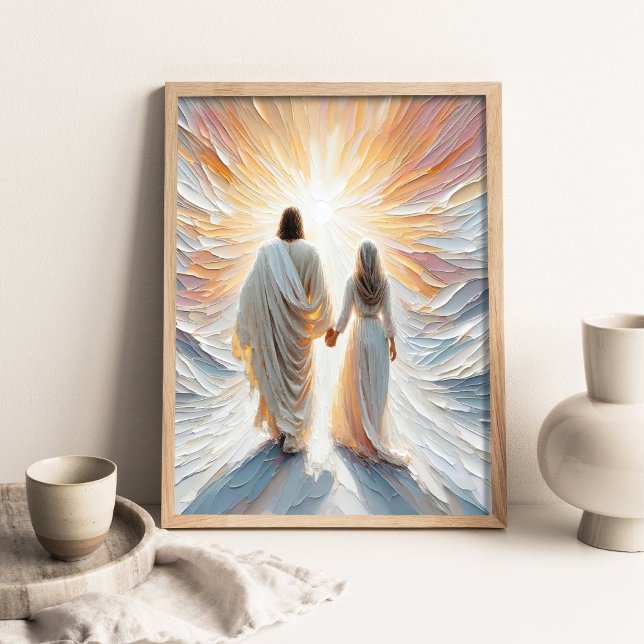 Llamando a la fe, Arte Cristiano, Jesús caminando  (Subido por el creador)