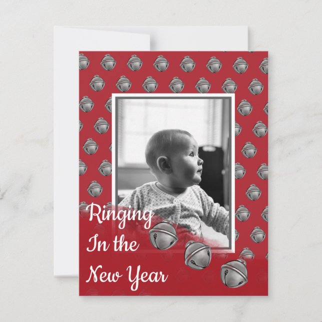 Llamando a la tarjeta de Año Nuevo (Anverso)