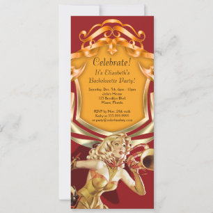 Llamar 4 x 9.25 pulgadas invitaciones de fiesta