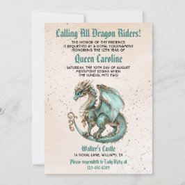 Llamar a todos los pilotos de dragón Invitación de