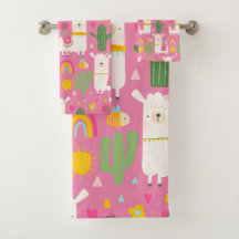 Llamas Arcoíris Verde Cactus Luz Femenina Rosa Lin