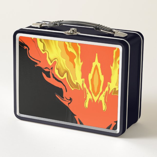 Llamas de noche (Anverso)