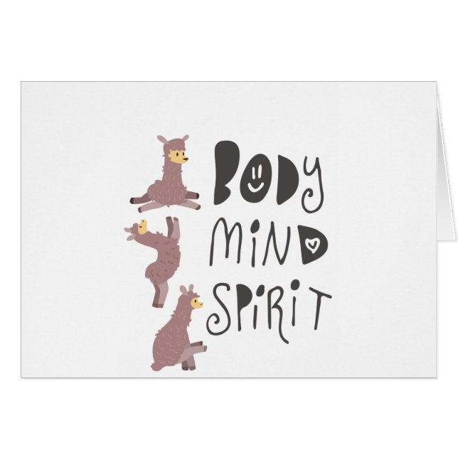 Llamas de yoga (Anverso (Horizontal))