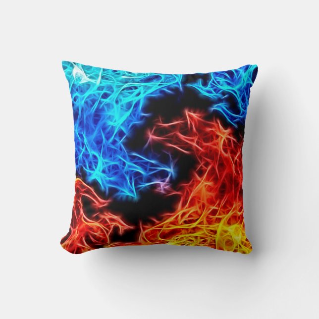 Llamas decorativas - almohada hermosa del el bien (Anverso)