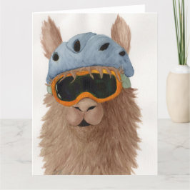 Llamas en sombras: Tarjeta de saludo de enero de 8