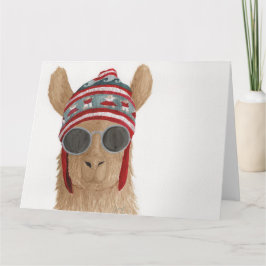 Llamas en sombras: Tarjeta de saludo de julio de 8