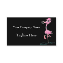 Llamativas tarjetas de negocios Flamingo Rosado