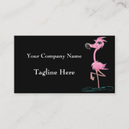 Llamativas tarjetas de negocios Flamingo Rosado