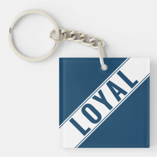 Llamativo llavero con texto personalizado LEAL Acc