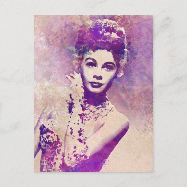 Llame a la señora bonito postal (Anverso)