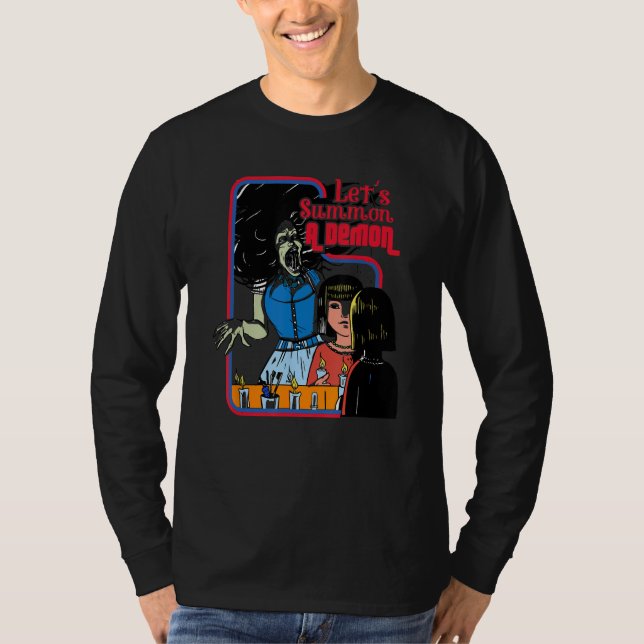 llamemos a un gótico de camisa de demonio Satan em (Anverso)