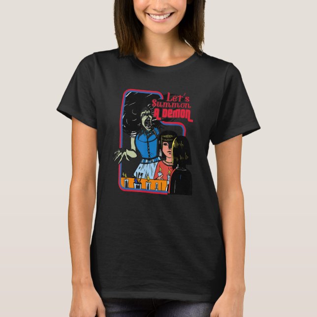 llamemos a un gótico de camisa de demonio Satan em (Anverso)