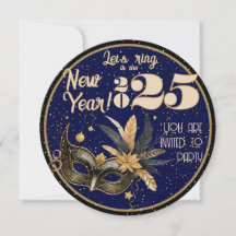 Llamemos al negro azul glamoroso del fiesta de Año