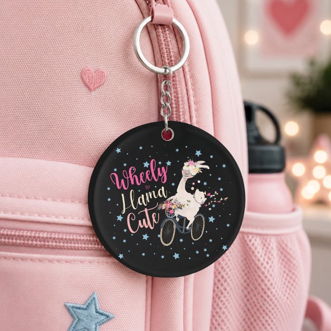 Llamita adorable llavero personalizado Wheely (Subido por el creador)