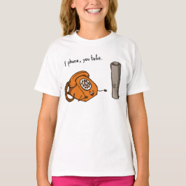 Llamo, tubo. Camiseta