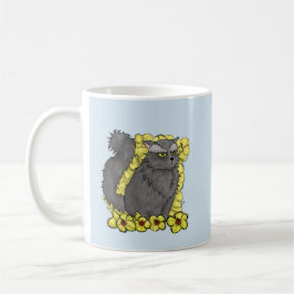 Llano gruñón de la taza del gatito