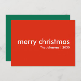 Llanto de navidad | Moderno nombre rojo brillante