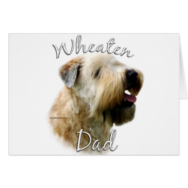 Llanto suave recubierto Terrier Dad 2 (Anverso (Horizontal))