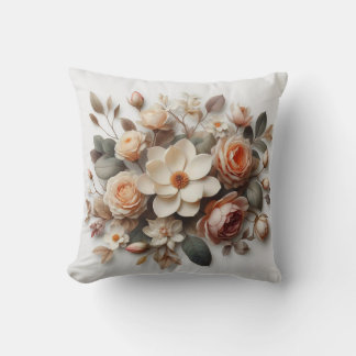 Llave de diseño de almohada floral, sofá, almohada