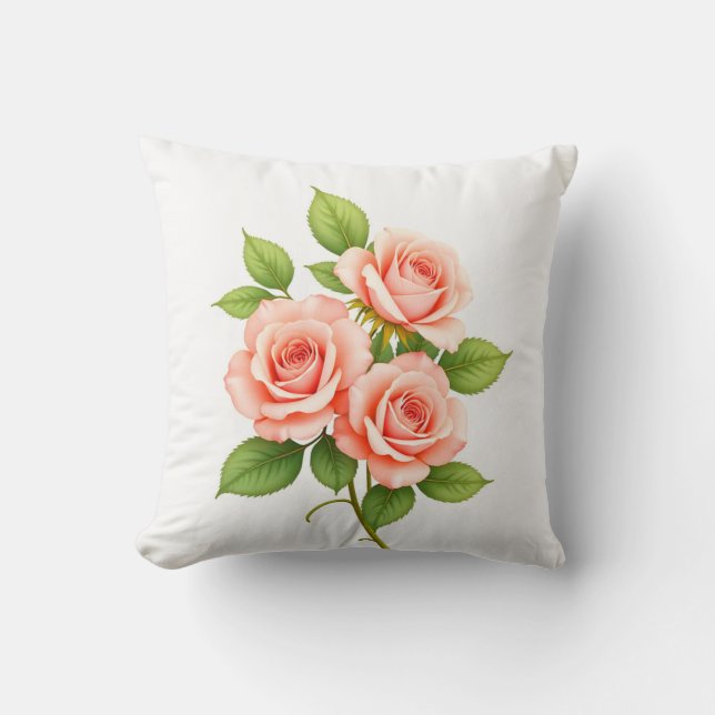 Llave de diseño de almohada floral, sofá, almohada (Anverso)