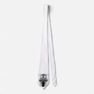 "Llave de la vida (Ankh) "en corbata del cromo