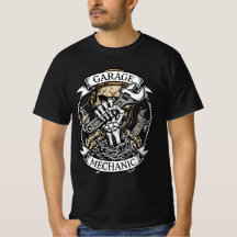 Llave de mano esquelética - Camiseta de aceite de