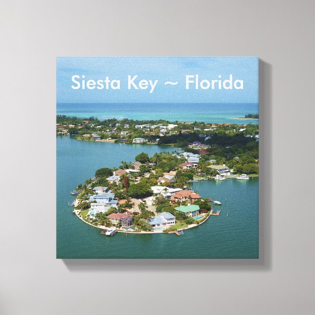 Llave Siesta, lienzo de Florida (Anverso)