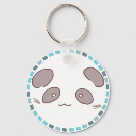 LLAVERO カラフルタイル模様＆パンダ