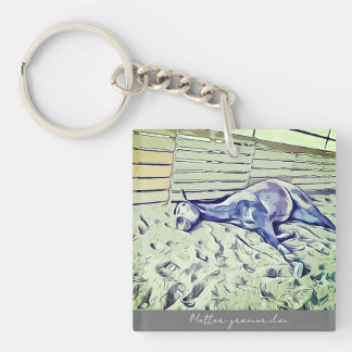 LLAVERO グラマーちゃんイラスト風アクリル