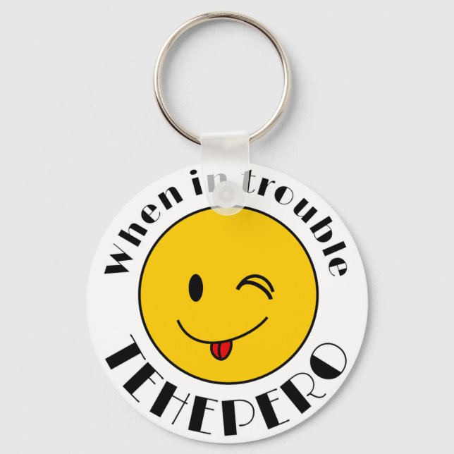 LLAVERO テヘペロちゃんマーク(L)   キーホルダー (Anverso)