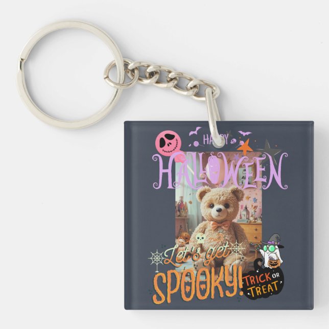 LLAVERO 可愛いテディベアハロウィンデザイン (Frente)