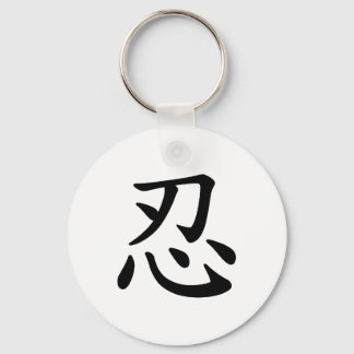 Llavero 忍 Ninja - Caligrafía japonesa y china