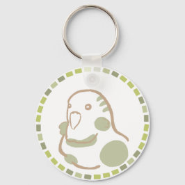 LLAVERO 森のインコ＆ポップな緑タイル