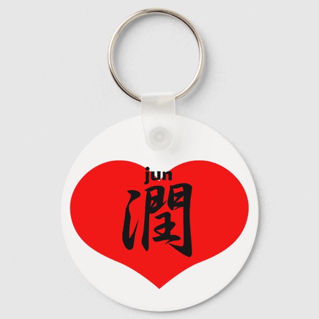 Llavero 潤 jun (Anverso)
