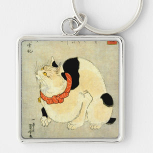 Llavero 猫 本 日, 国 gato japonés, Kuniyoshi, Ukiyo-e