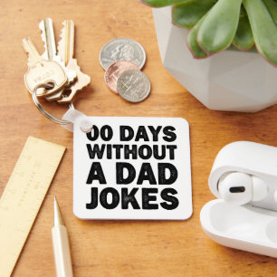 Llavero 00 Días Sin Chistes De Papá Genial Padre Sarcástic