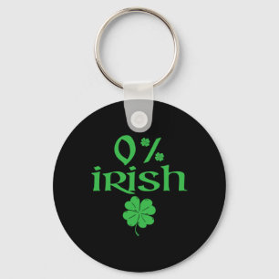 Llavero 0% irlandés Día de San Patricio Trébol de Cuatro H