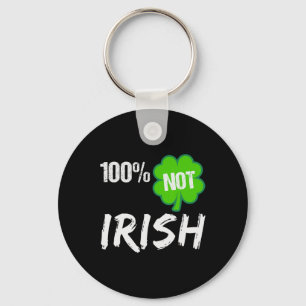 Llavero 0% trébol irlandés feliz día de San Patricio 100% 