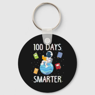 Llavero 100º Día De La Escuela 100 Días Libros Más Intelig