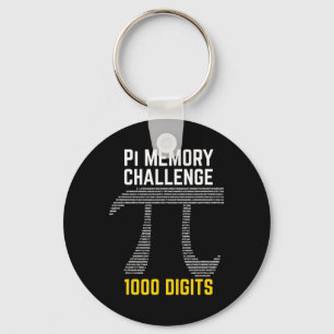 Llavero 1000 Dígitos De Pi Memory Challenge - Pi Day