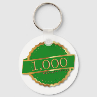 Llavero 1000 FINDS  ACHIEVEMENT  Souvenir GEOCACHING