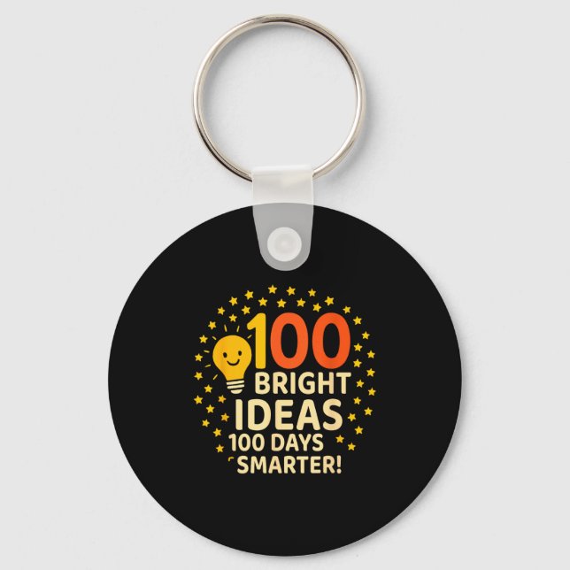 Llavero 100 Bright Ideas 100 Days Smarter Design, 100 Days (Anverso)