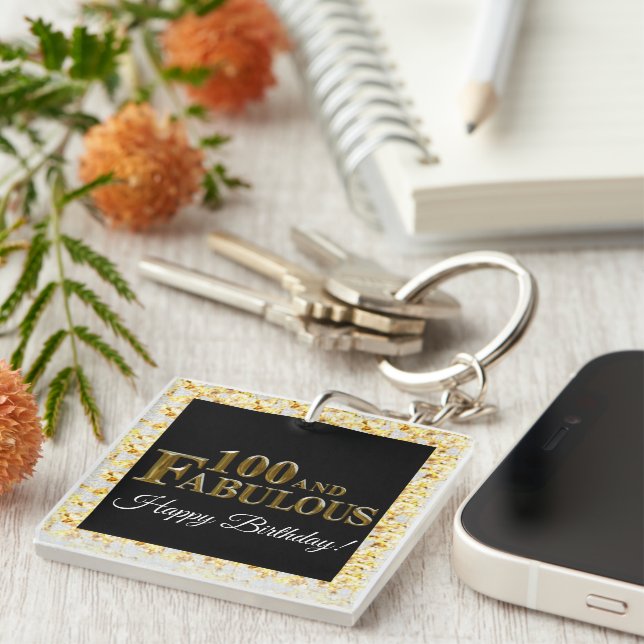 Llavero 100 cumpleaños (Frente Derecha)