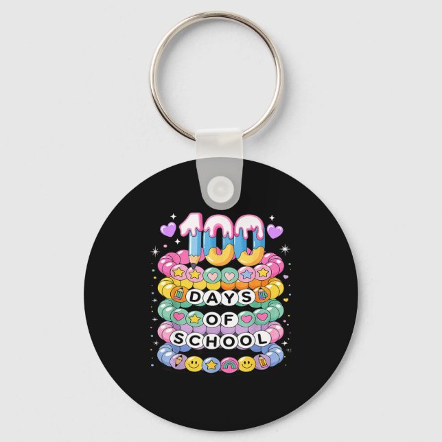 Llavero 100 Days Of School Friendship Bracelets 100 Days S (Anverso)