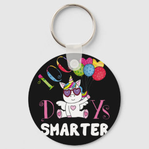 Llavero 100 Days Smarter of School Unicorn Girls Costume